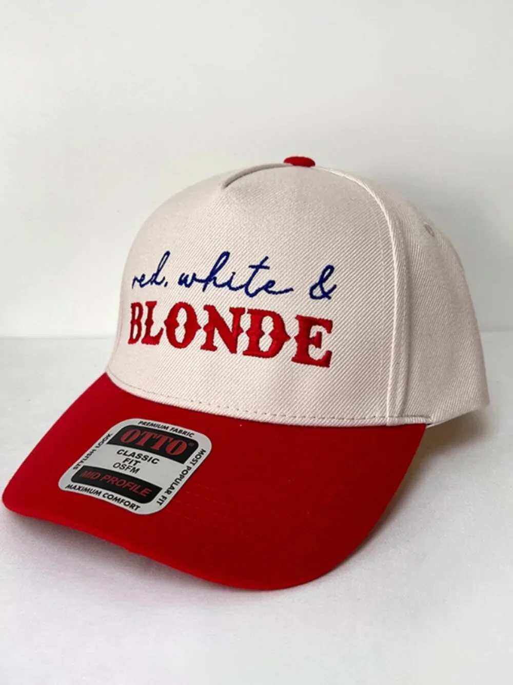 Red cap Blonde cap wdger er ger e gedrgb wg we gweg wegerbe
